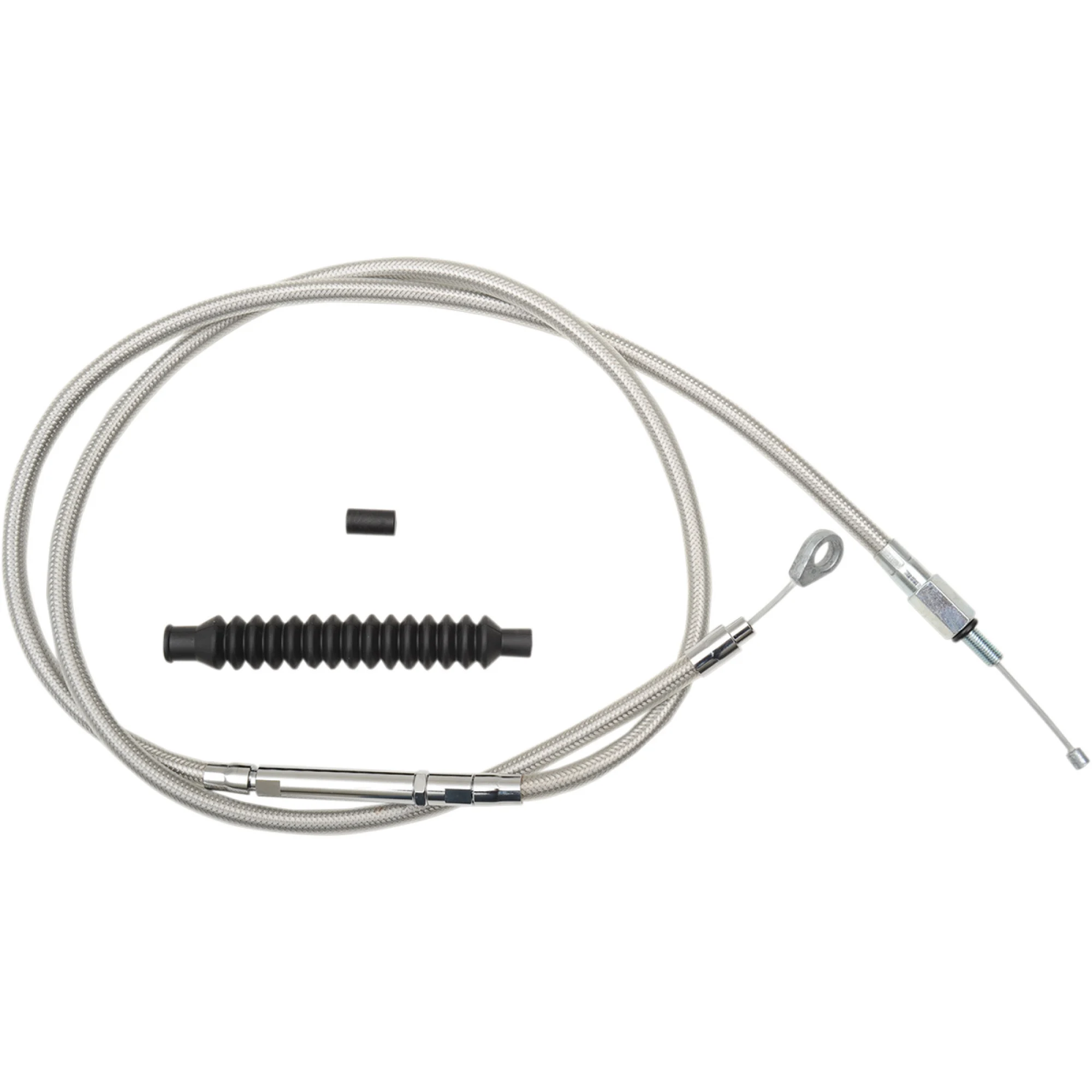 LA Choppers Stainless Clutch Cable for 12"-14" Handlebars (LA-8110C13)