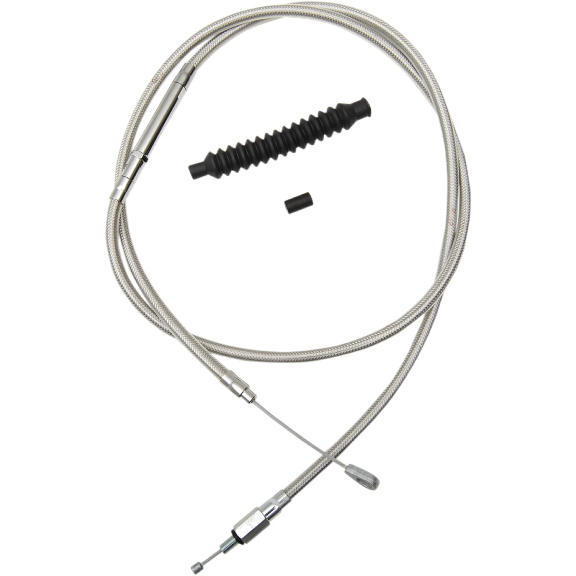 LA Choppers Stainless Clutch Cable for Mini Ape Handlebars (LA-8010C08)