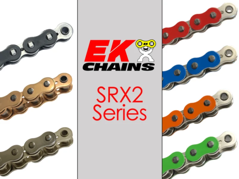 Vortex Racing EK 520 SRX2 Clip Master Semi Press 160G Links- Gold - 520SRX2-160G