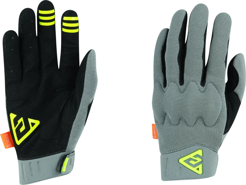 Answer Adult Paragon Gloves - Hyper Acid & Grey