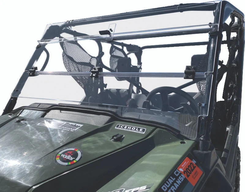 QuadBoss 16-22 Honda SXS1000 Pioneer 1000 Windbreak Folding Windshield - 375781