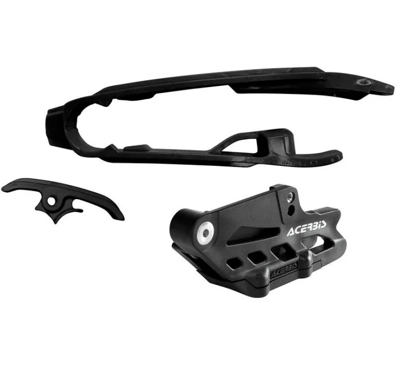 Acerbis 16-22 KTM 125-450 SX/SX-F/XC-F/ Husq 125-250/ 21-23 GasGas Chain Guide/Slider Kit - Black - 2462630001