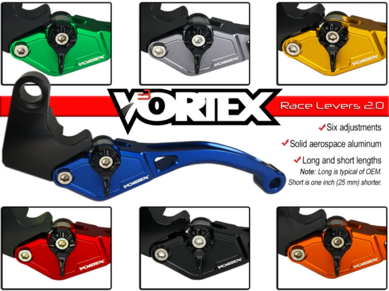 Vortex Racing H-L201 F29 Brake Lever Short- Black - LVB170