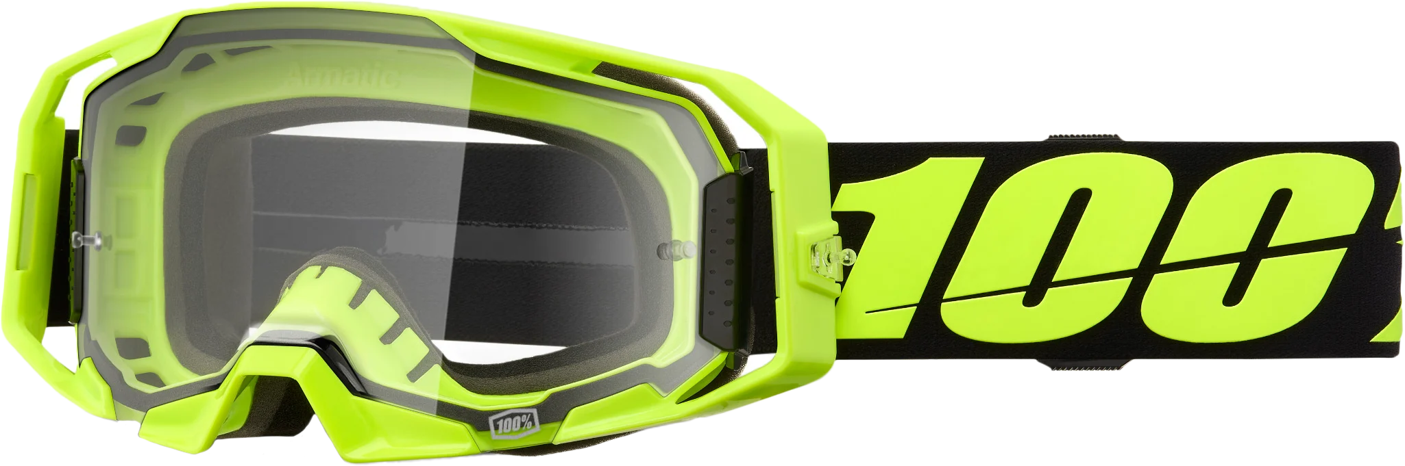 Armatic Goggle Neon Yellow Clear Lens