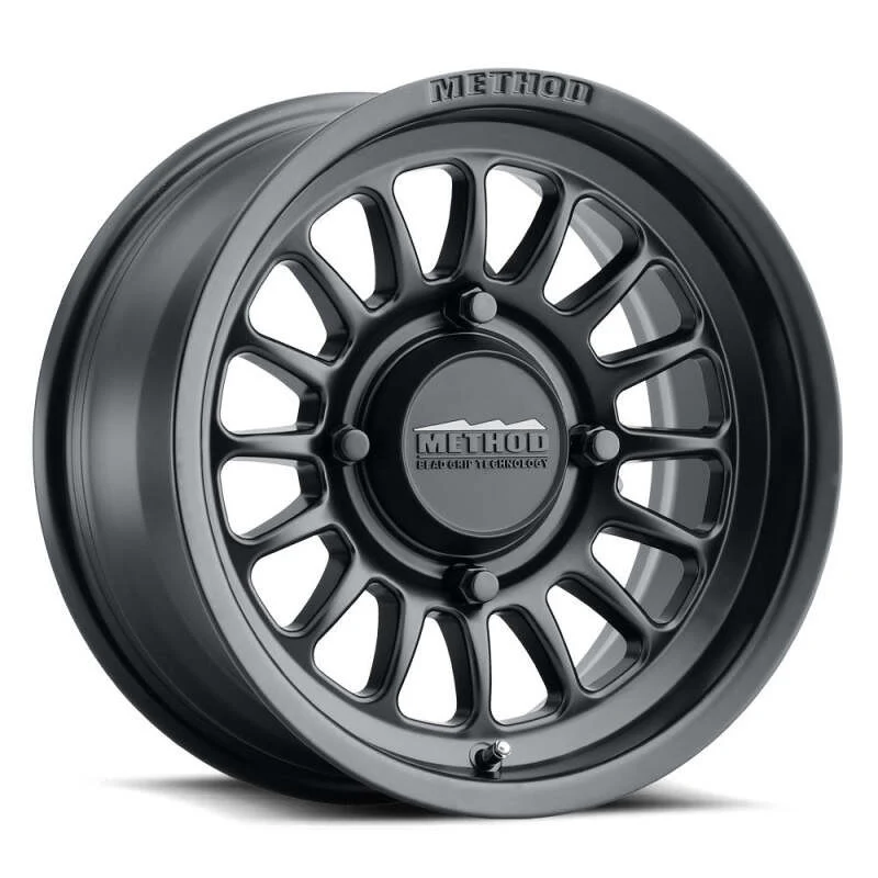 Method MR411 Bead Grip 15x7.0 +38mm Offset 6x139.7 BP 78.30mm CB Matte Black Wheel - MR41157060552