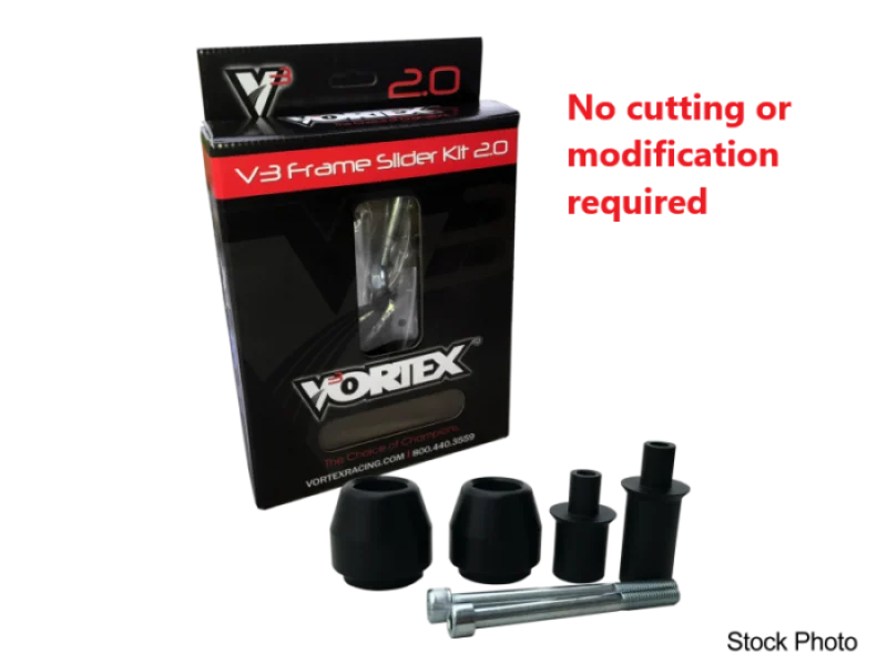 Vortex Racing 10-15 Yamaha FZ8 Fazer8 V3 2.0 Frame Slider Kit- No Cut - SR180