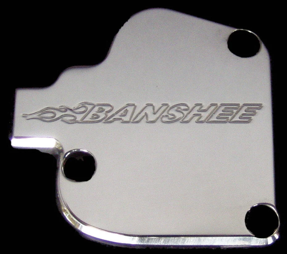Throttle Cover (Polished Logo)