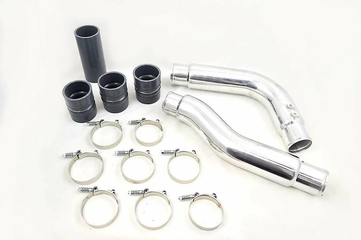 Rudy's Polished Intercooler Pipe Kit & Boots For 03-07 Dodge 5.9L Cummins Diesel