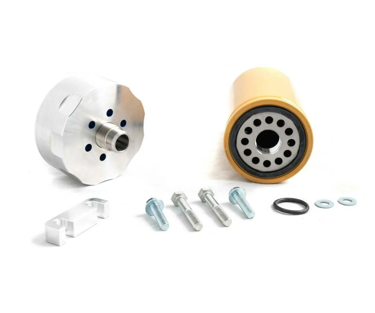 Rudy's CAT Fuel Filter Adapter For 01-16 GM LB7 LLY LBZ LMM LML Duramax Diesel