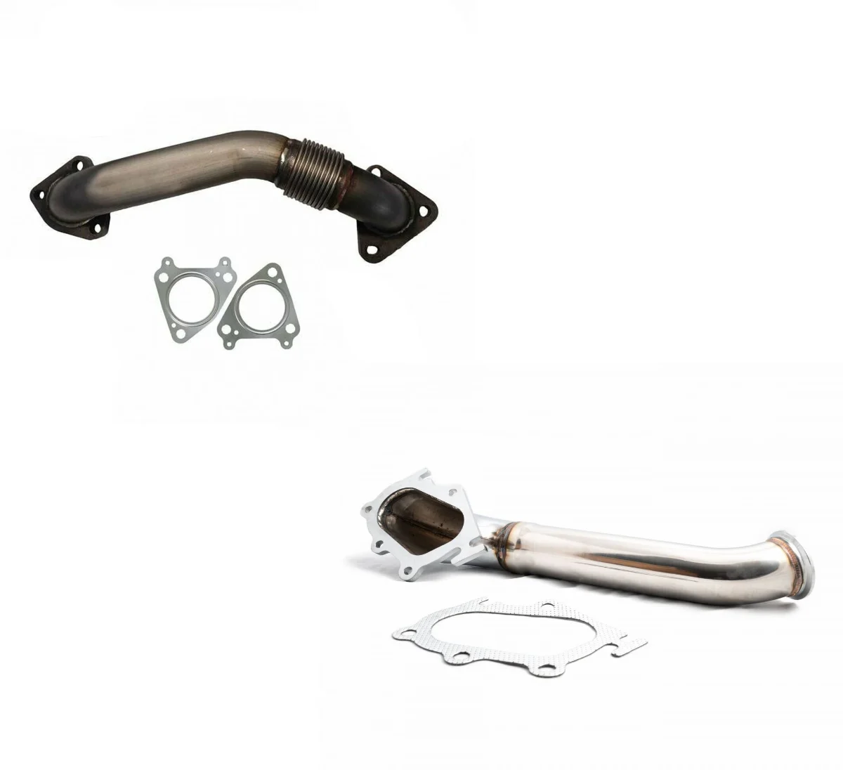 Rudy's Bolt-On Passenger Side UpPipe & Turbo Pipe For 01-04 GM 6.6L LB7 Duramax
