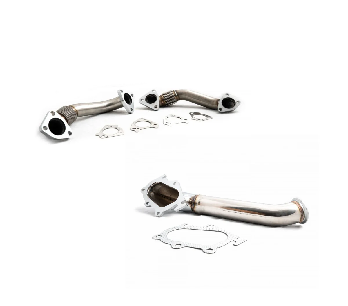 Rudy's Bolt-On HD UpPipe Kit W/ Gaskets & Turbo Pipe For 01-04 GM 6.6 LB7 Diesel