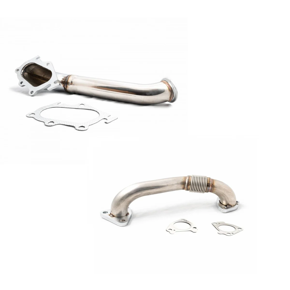 Rudy's Bolt-On Driver side UpPipe Kit W/ Turbo Pipe For 01-04 GM 6.6 LB7 Diesel