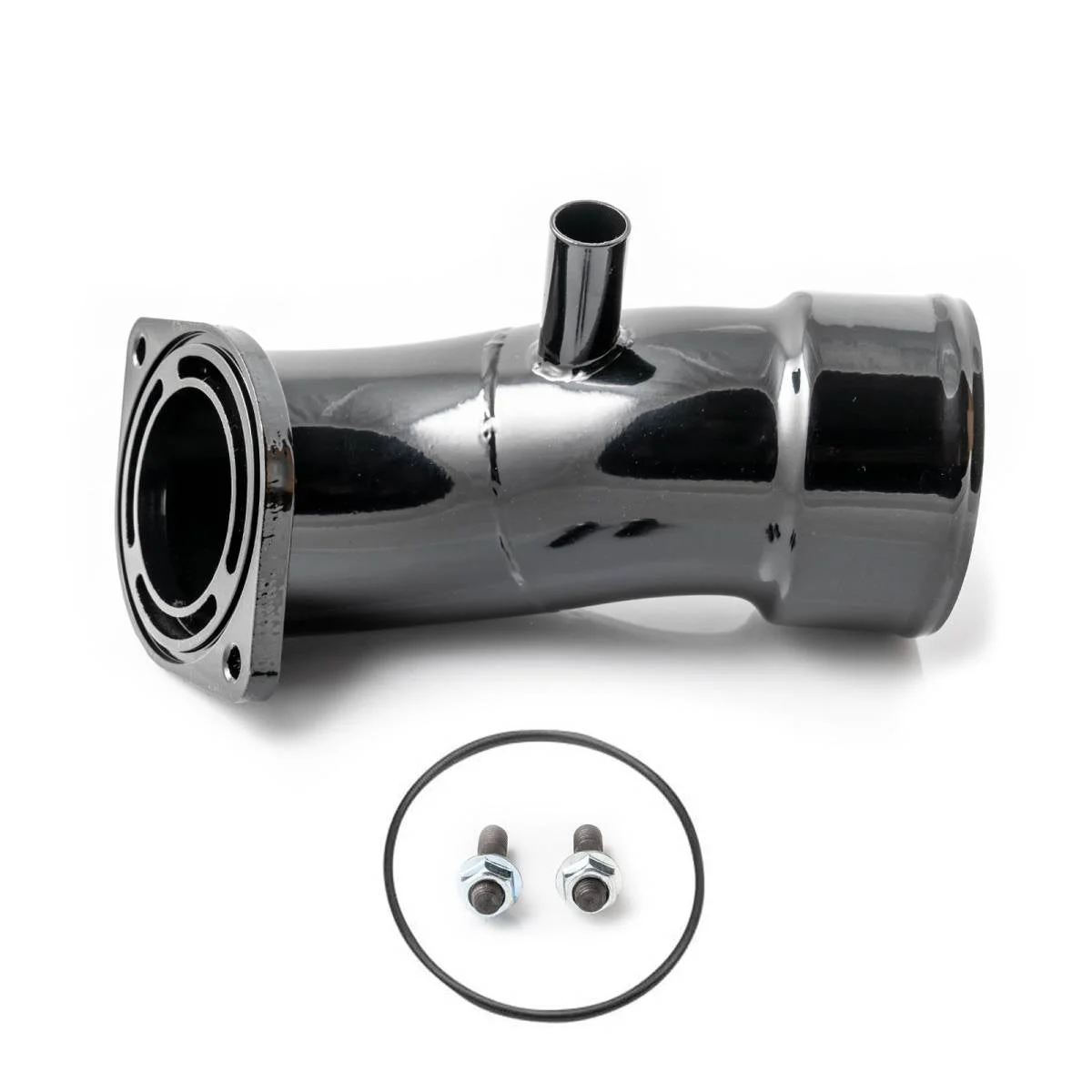 Rudy's 3.5" Black Turbo Intake Horn Kit For Silverado/Sierra 2500HD/3500HD 6.6L L5P Duramax Diesel