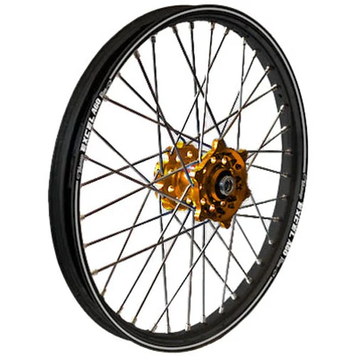 Rear Wheel 1.85 X 16 Gold Hub Black Rim