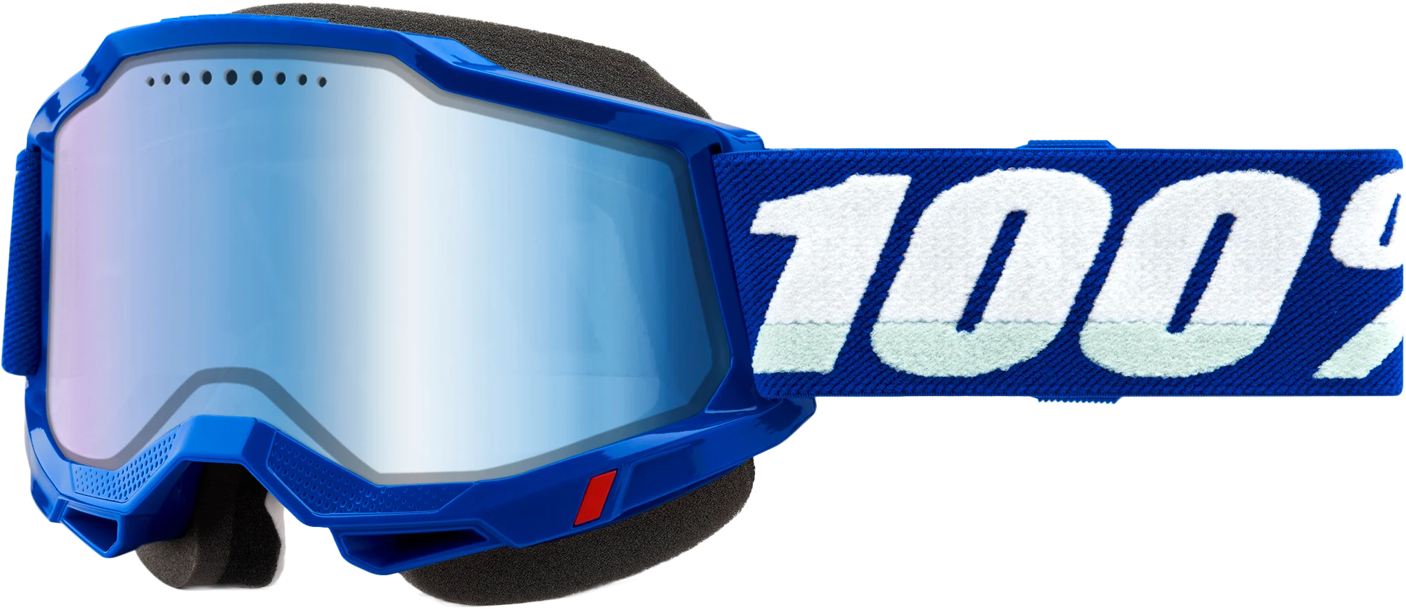 Accuri 2 Snowmobile Goggle Blue W/ Blue Mirror Lens