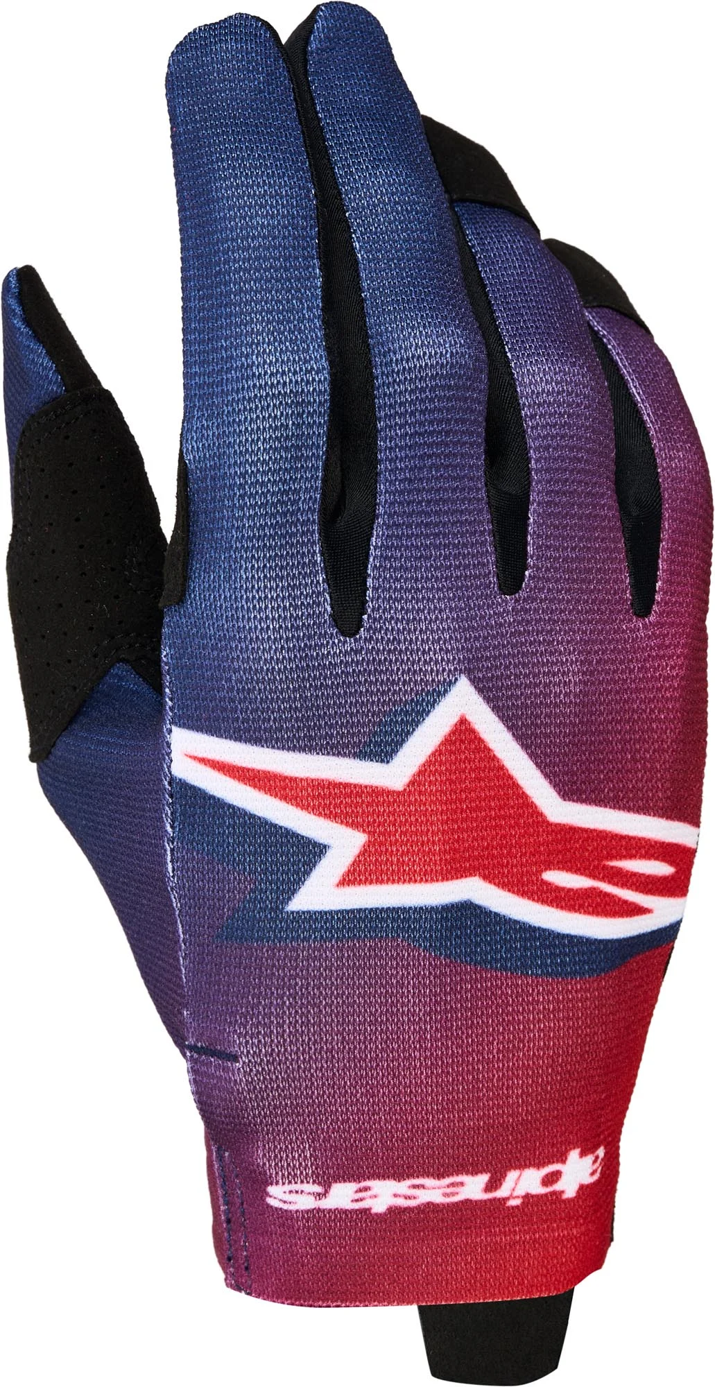 Alpinestars Radar Motocross Gloves red/dark blue