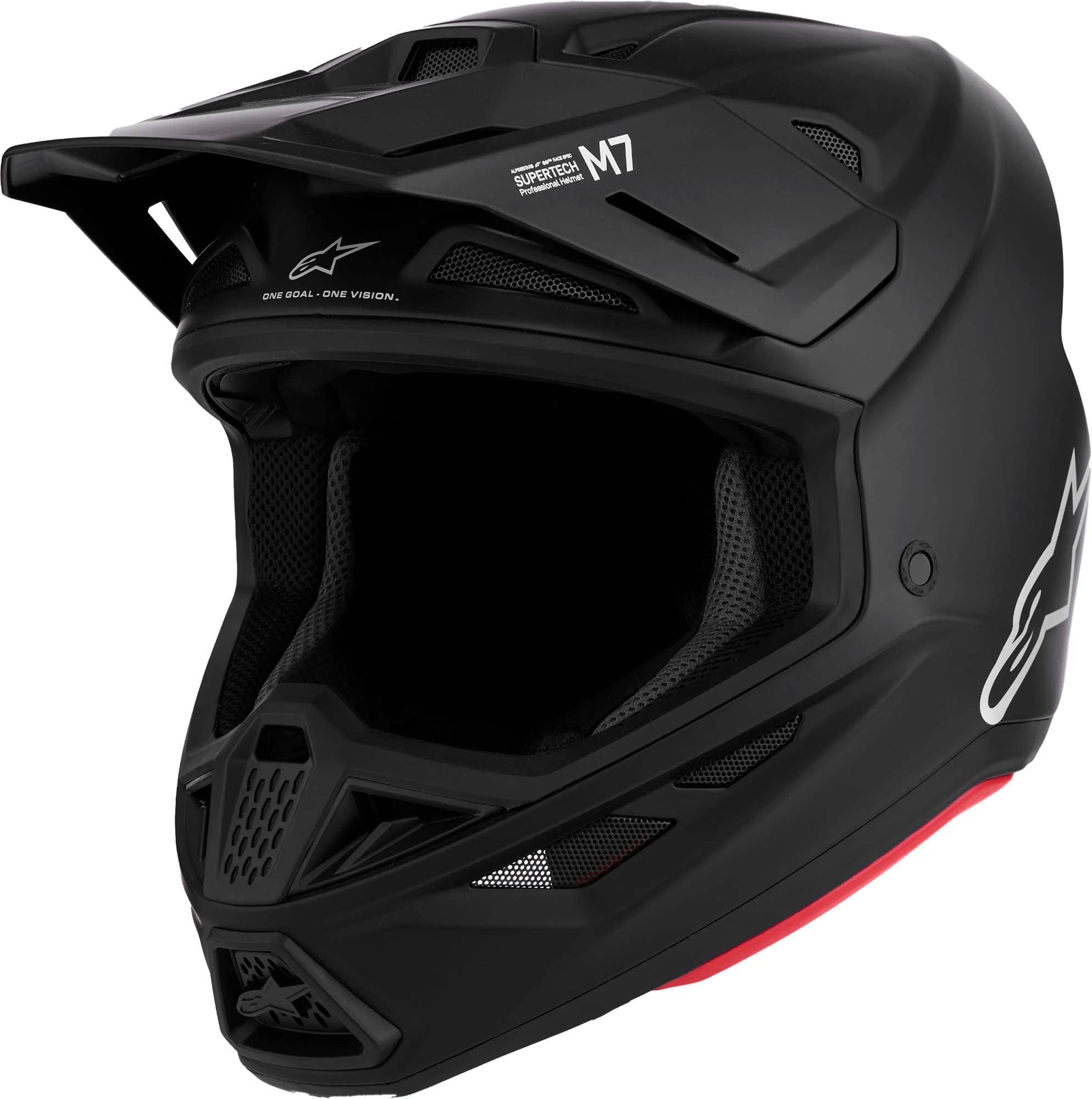 Alpinestars S-M7 Motocross Helmet  black matt