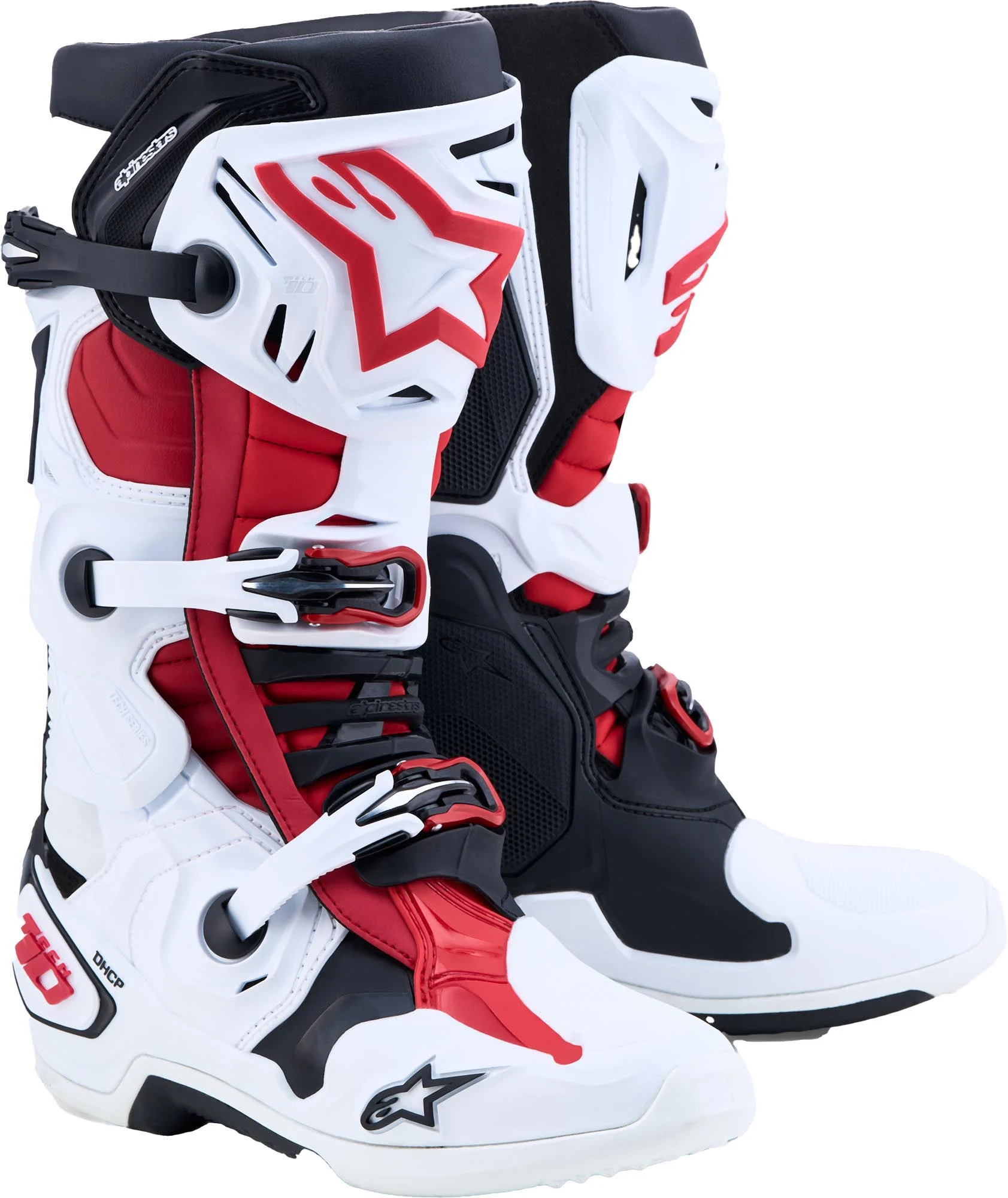 Alpinestars Tech 10 Motocross Boots red/red/black/white