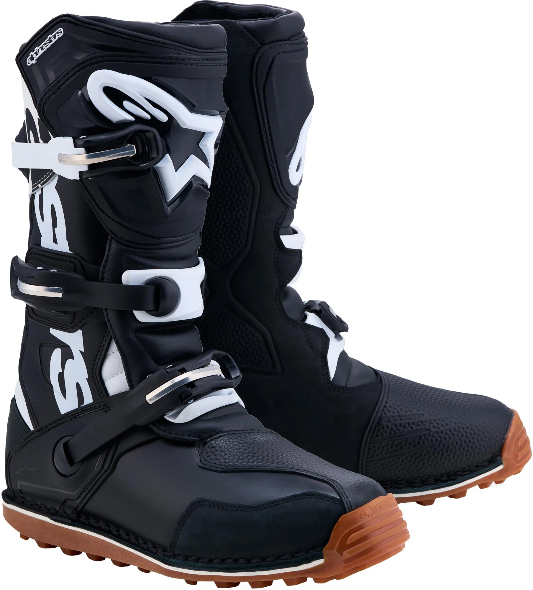 Alpinestars Tech-T Motorcycle Boots black/white/sand