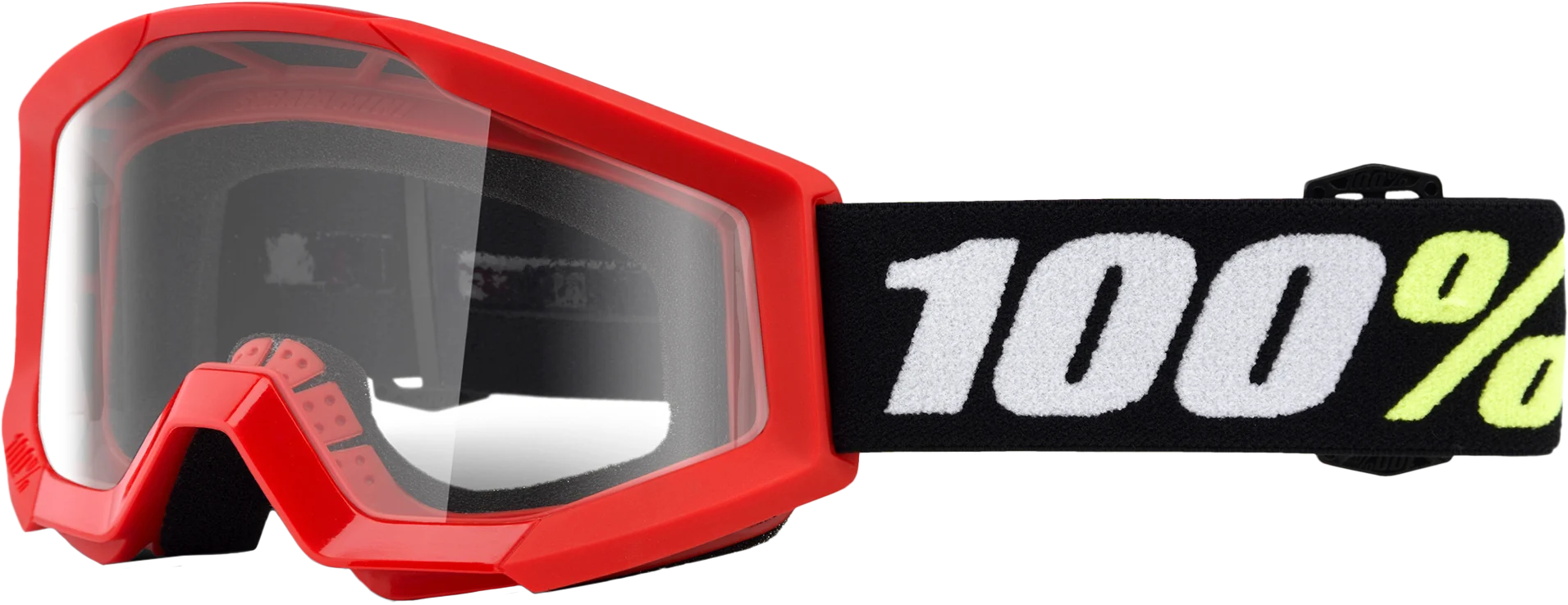 Strata Mini Goggle Red Clear Lens
