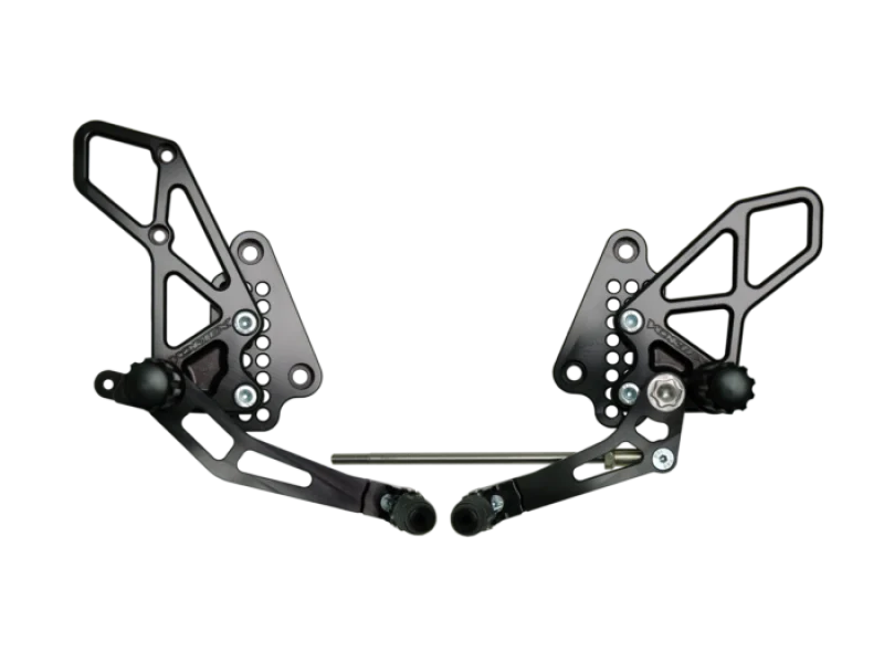 Vortex Racing 99-21 Suzuki GSX-R1300 R Hayabusa Rear Set- Black - RS532K