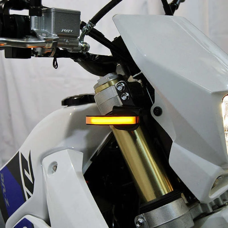New Rage Cycles 10+ Suzuki DRZ400 Front Turn Signals - DRZ-400-FB