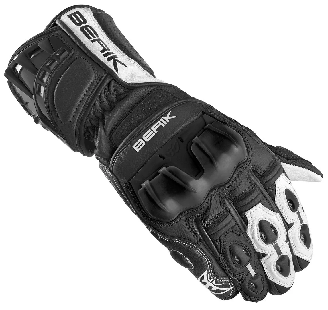 Berik Track Plus Motorcycle Gloves black/blue/white