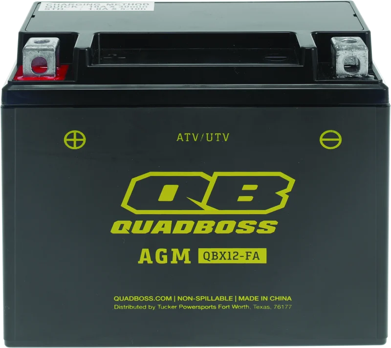 QuadBoss Maintenance-Free AGM Battery QBX12-FA - 401381