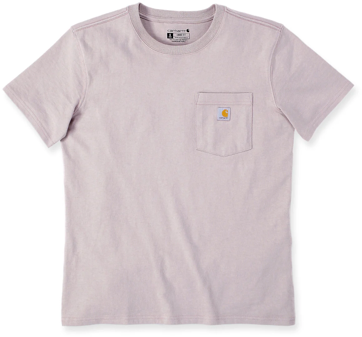Carhartt Iconic WK87 Pocket Ladies T-Shirt grey/beige