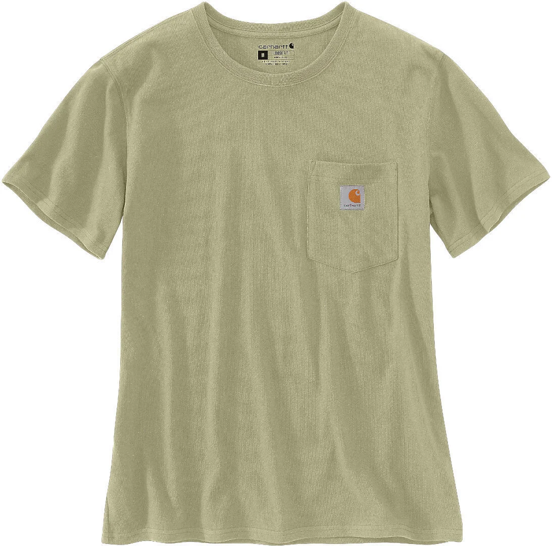 Carhartt Iconic WK87 Pocket Ladies T-Shirt light green
