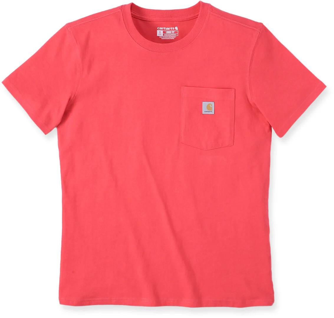 Carhartt Iconic WK87 Pocket Ladies T-Shirt red