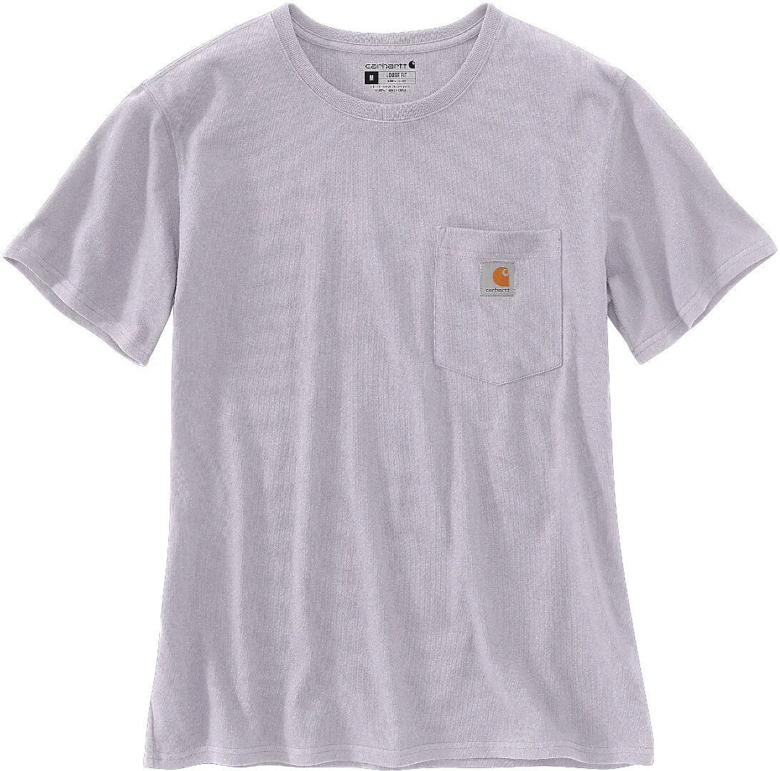 Carhartt Iconic WK87 Pocket Ladies T-Shirt white/purple