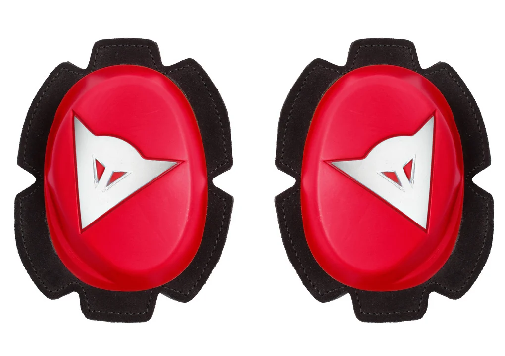 Dainese Pista Knee Sliders white/red