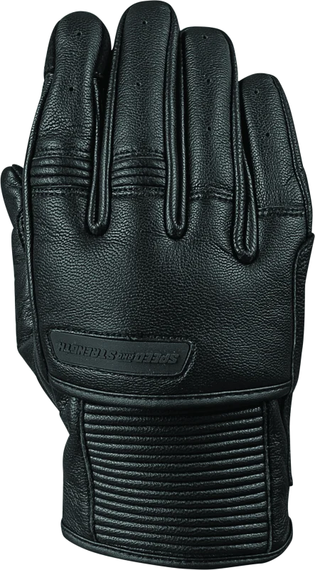 Speed and Strength Off the Chain Leather Gloves Black - Small - 880460