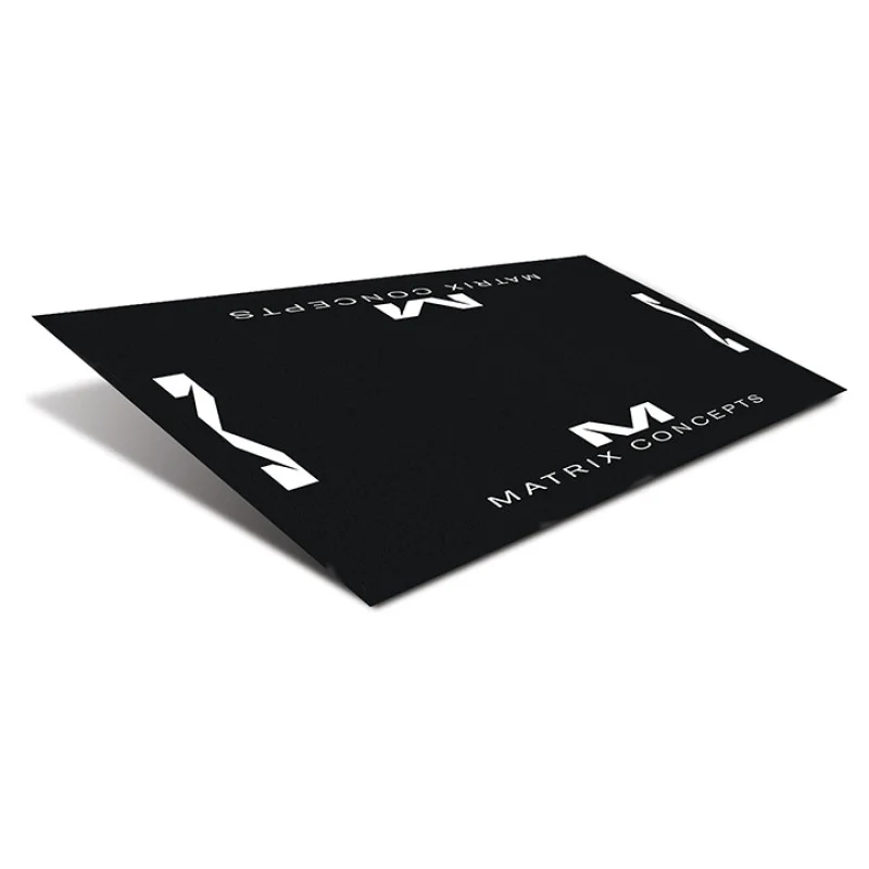 Matrix Concepts R1 Rubber 3MM 3 Foot X 6 Foot Floor Mat - Black/White - R1-107