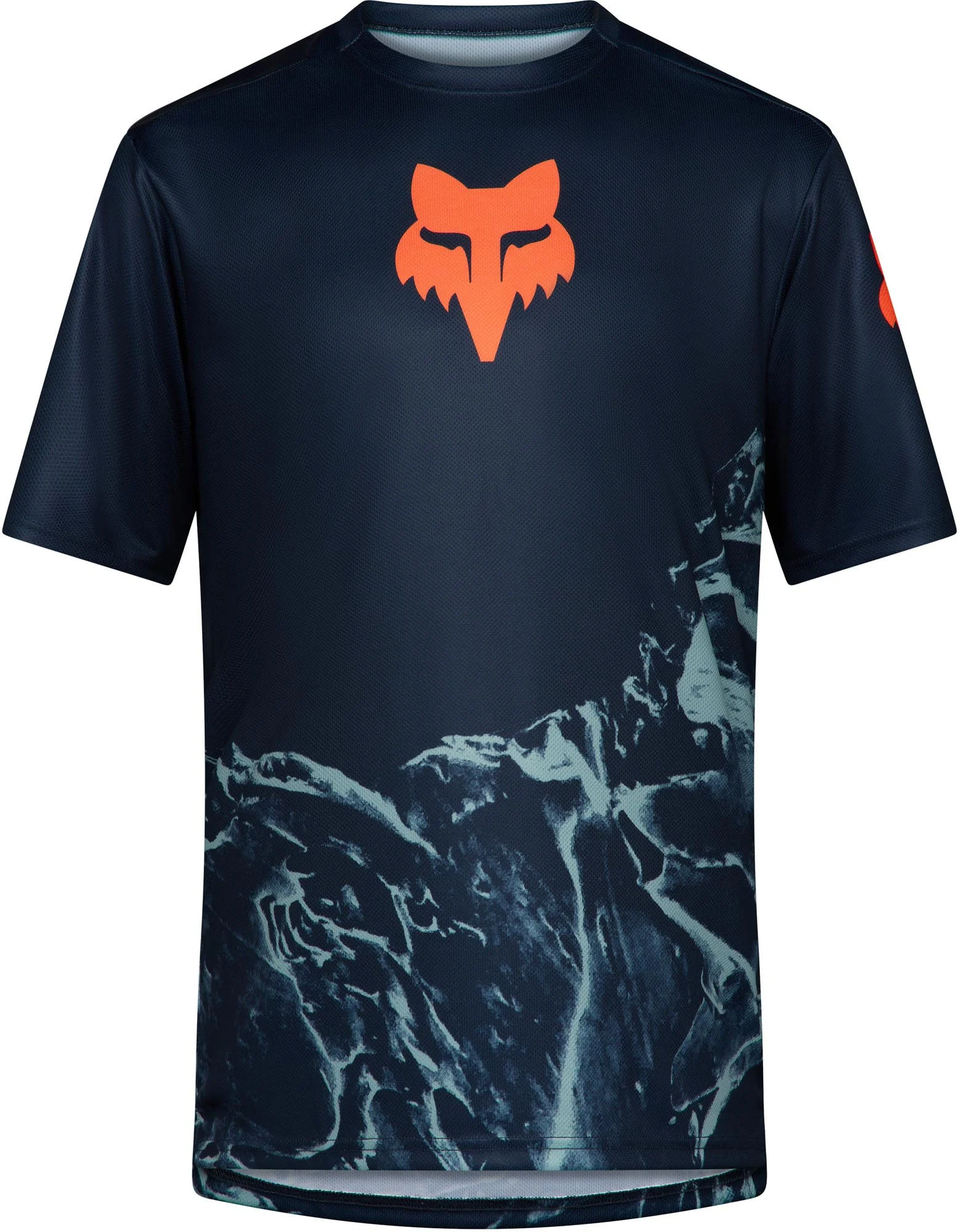 FOX Ranger Image Print Youth Bicycle Jersey dark blue