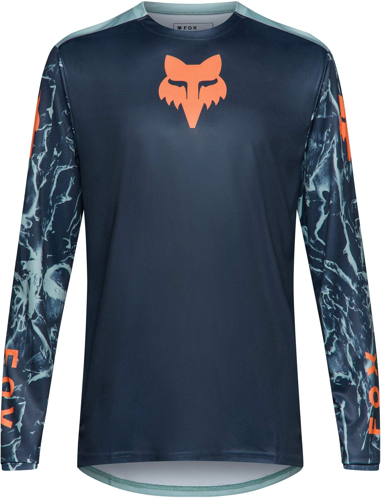 FOX Ranger LS Image Print Youth Bicycle Jersey blue