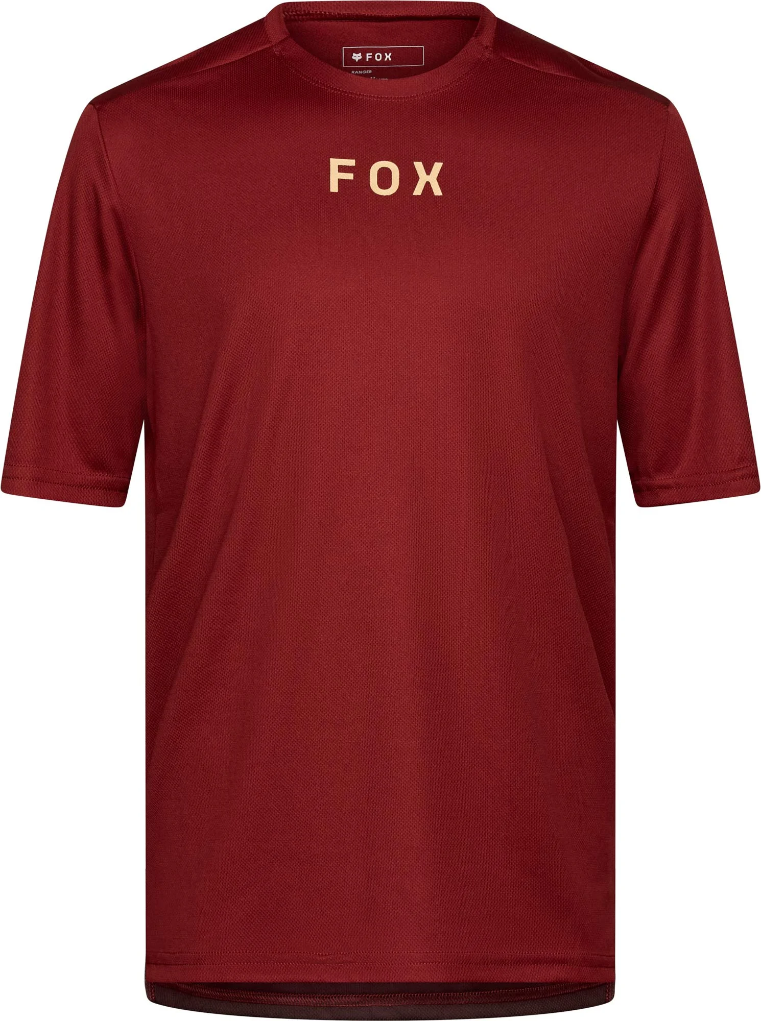 FOX Ranger Wordmark Bicycle Jersey red