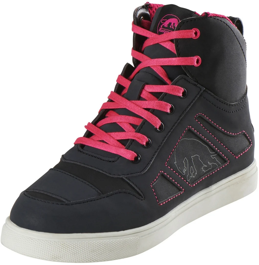 Furygan Angie D3O Waterproof Ladies Motorcycle Shoes  black/pink