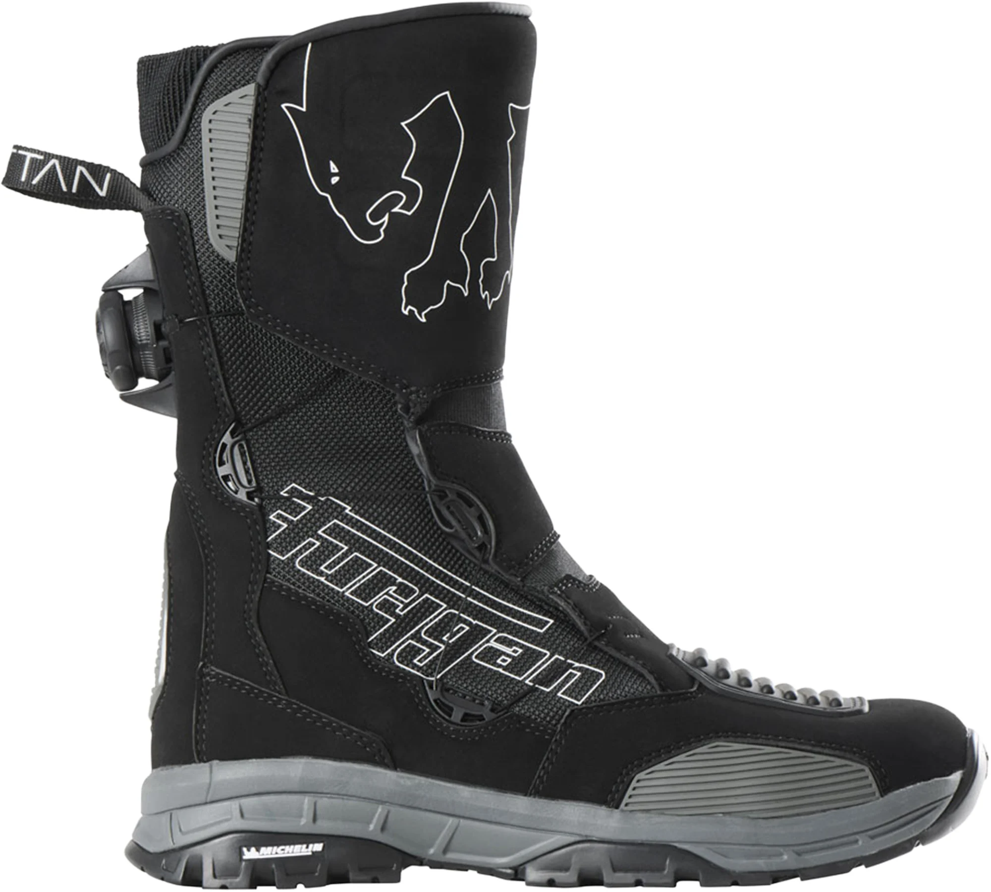 Furygan Chattan D3O Motorcycle Boots black