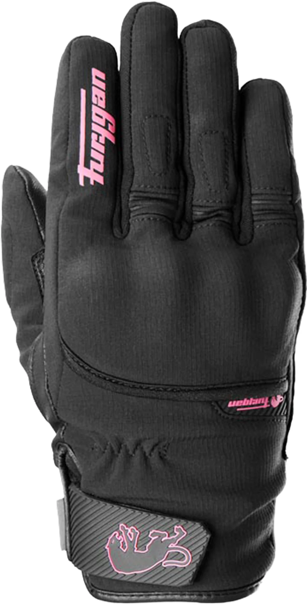 Furygan Jet All Season D3O EVO Ladies Motorcycle Gloves black/pink