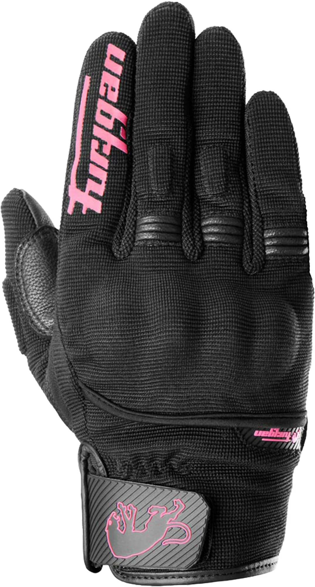 Furygan Jet D3O EVO Ladies Motorcycle Gloves  black/pink