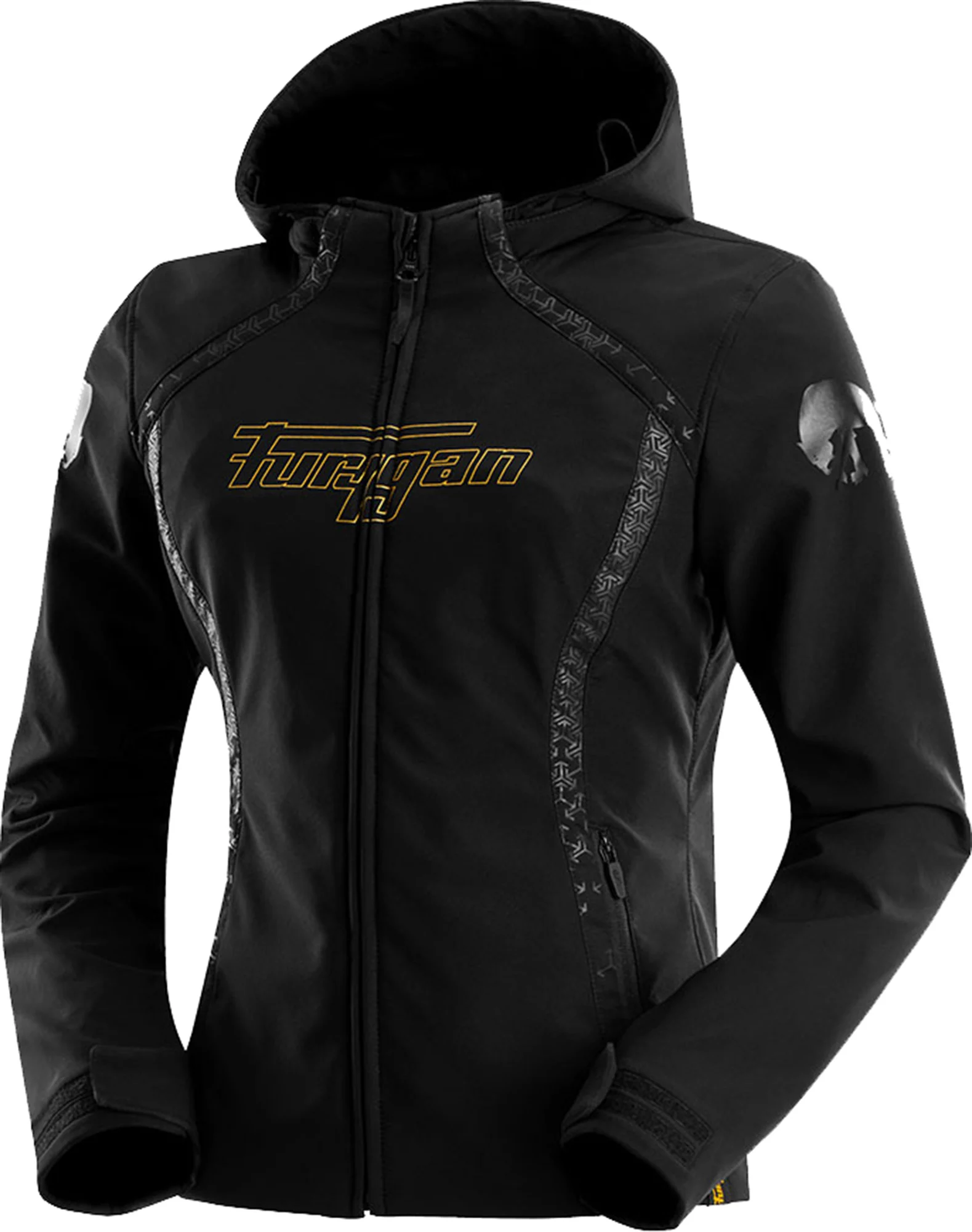 Furygan Skye waterproof Ladies Motorcycle Textile Jacket black/gold