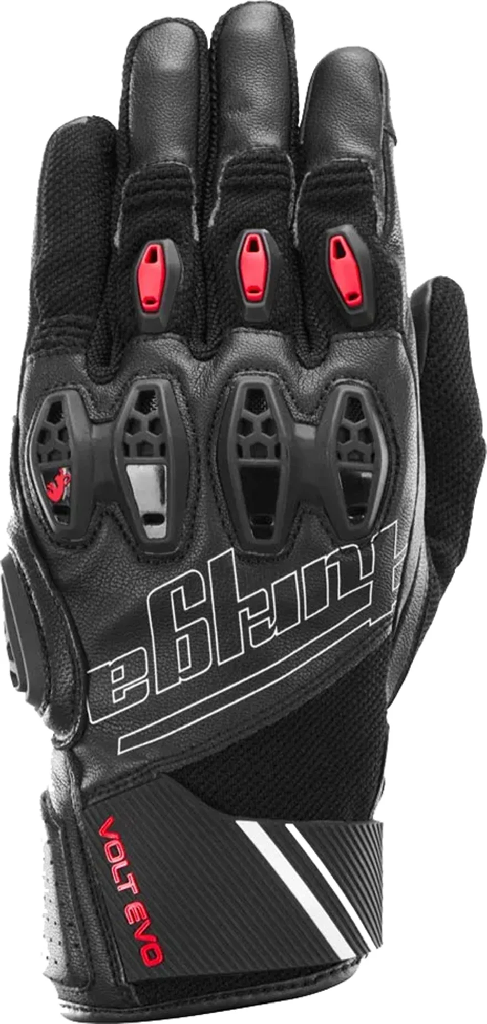 Furygan Volt Evo perforated Motorcycle Gloves black/red
