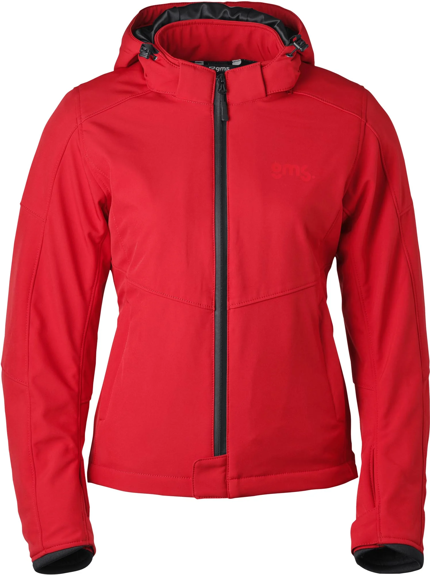 GMS Falcon Neo Softshell waterproof Ladies Motorcycle Textile Jacket red
