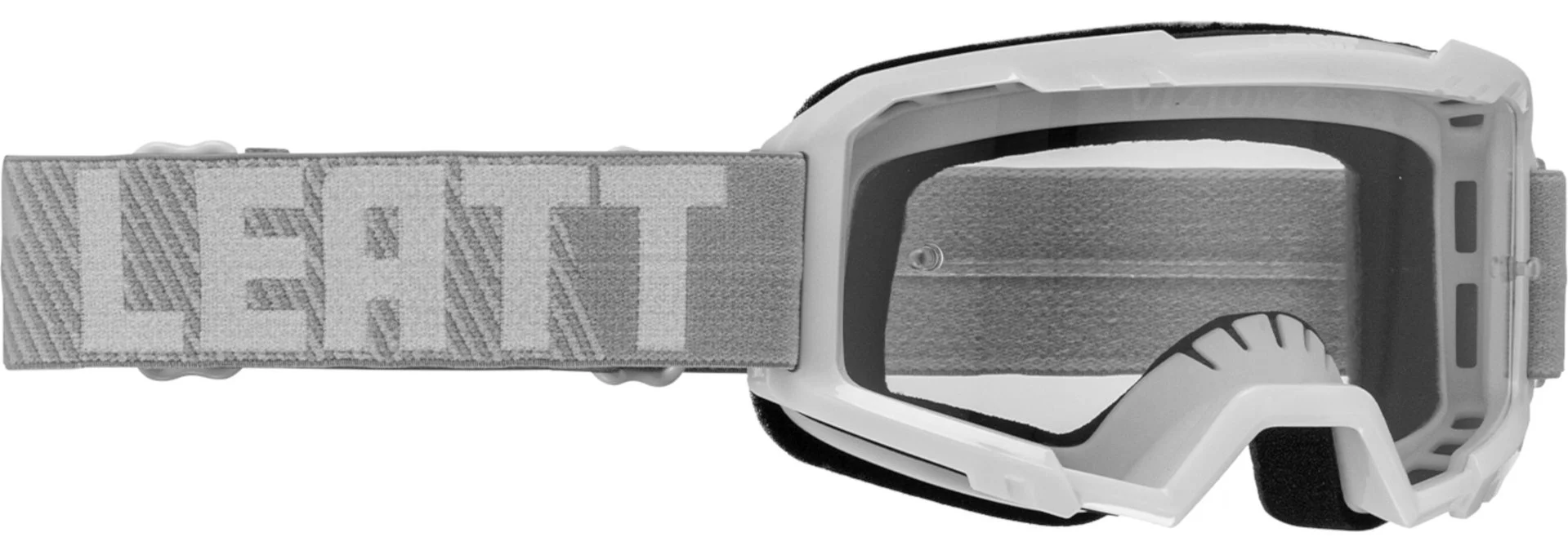 Leatt Vizion 2.5s Bicolor Junior Motocross Goggles white/grey