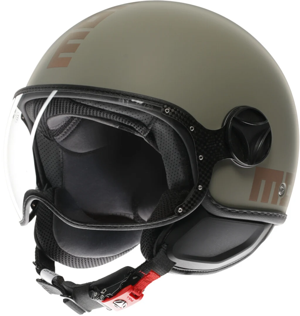 MOMO FGTR Classic Flip Jet Helmet blue/gold