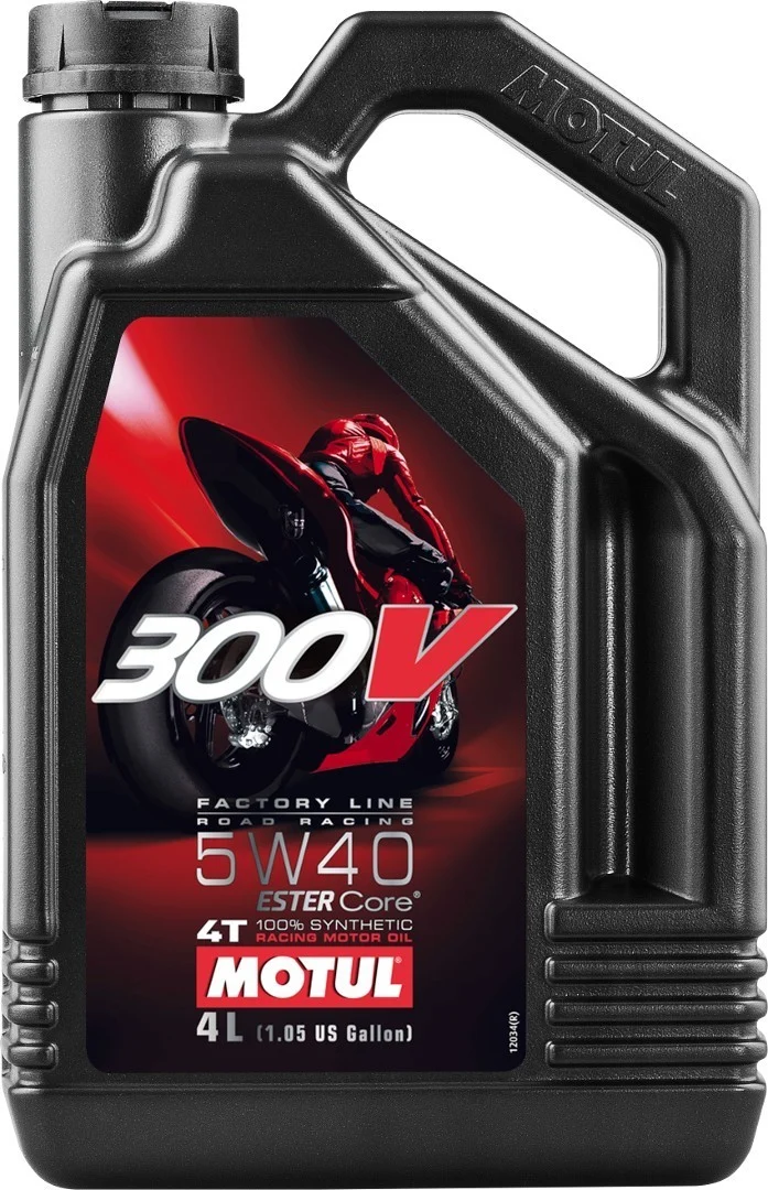 MOTUL 300V 4T Factory Line Road Racing 5W40 Motor Oil 4 Liter