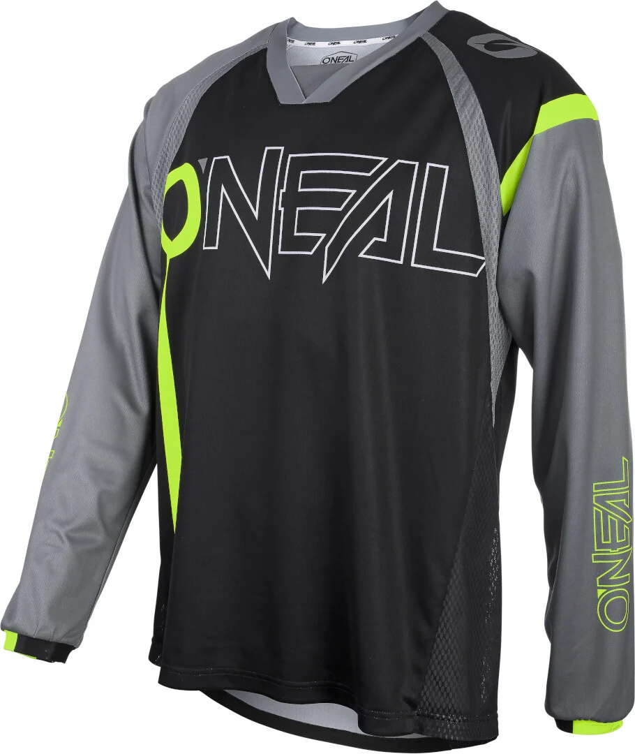 Oneal Element Hybrid FR Bicycle Jersey black/neon-yellow