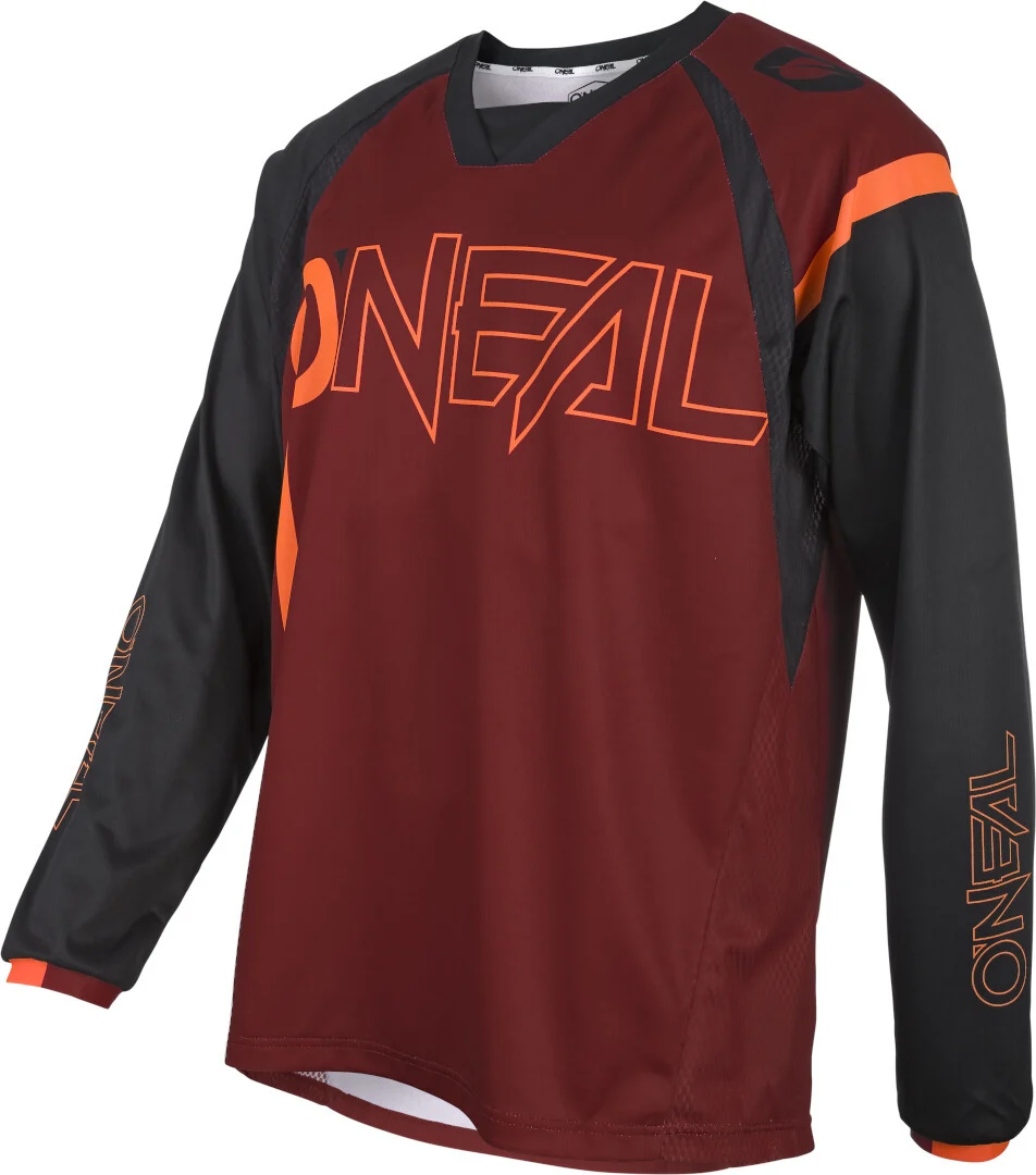 Oneal Element Hybrid FR Bicycle Jersey orange/red